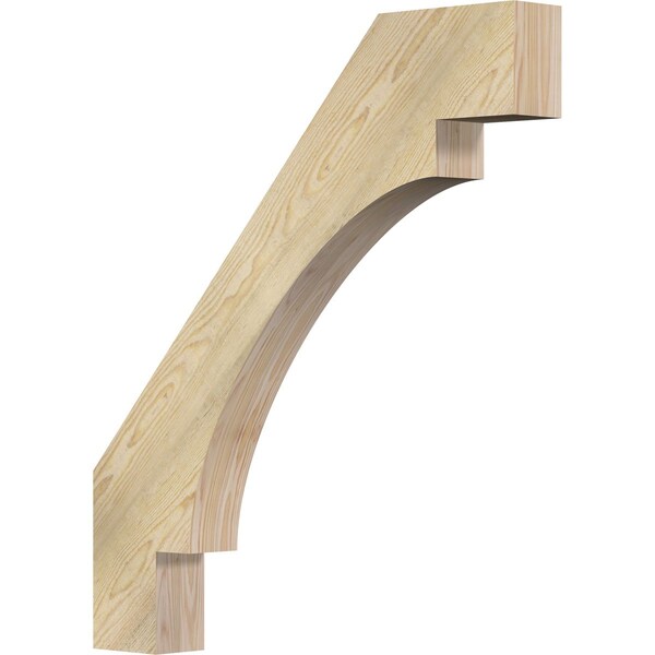 Ekena Millwork 4"W x 32"D x 36"H Merced Rough Sawn Knee Brace, Douglas Fir BRC04X32X36MRC00RDF - main